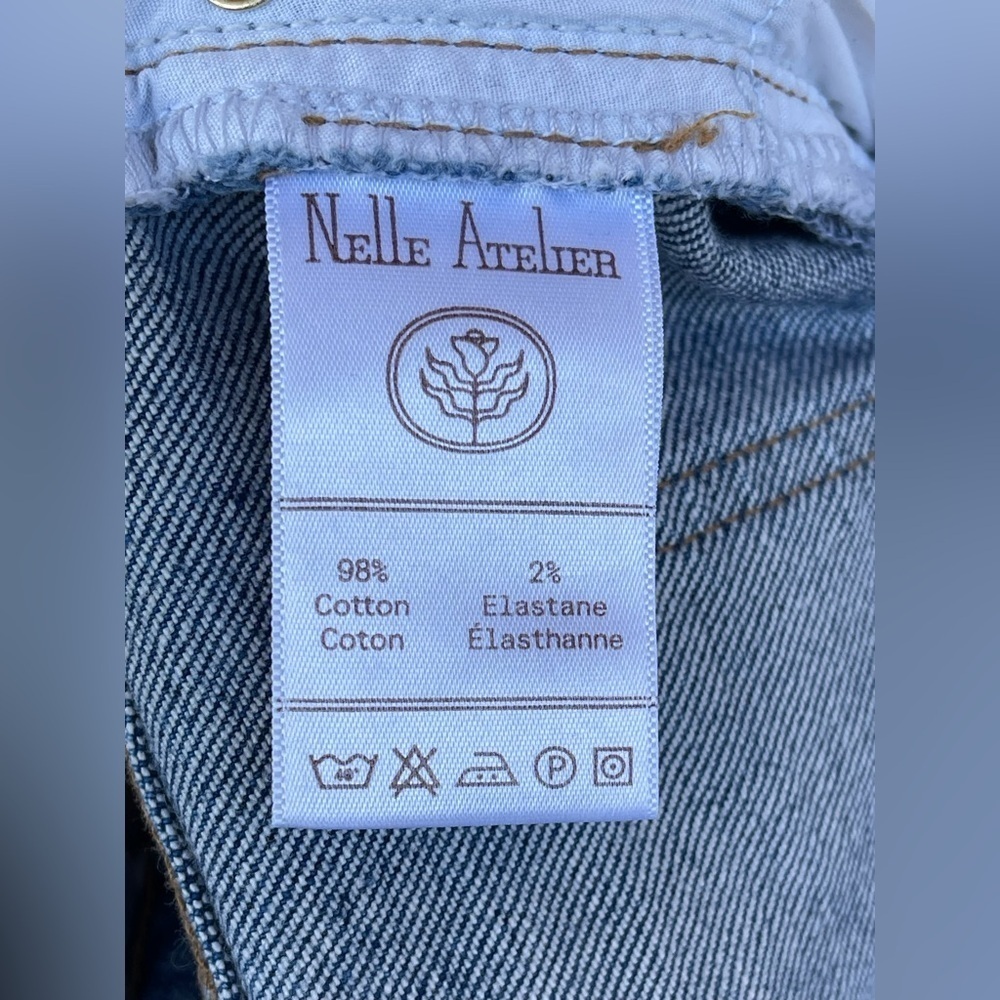 Nelle Atelier The Kate Petite Straight Leg Jean size 27 - Picture 14 of 15